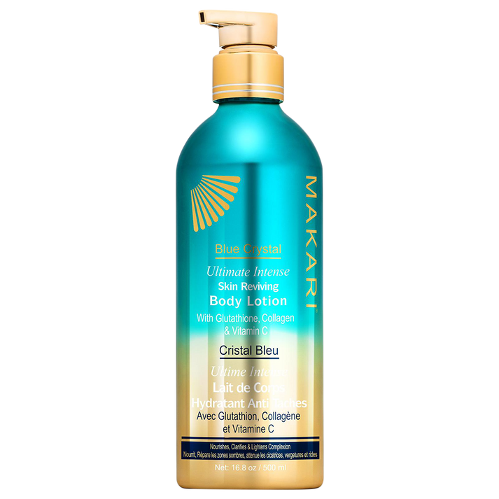 Makari Blue Crystal Skin Reviving Body Lotion Brightening and Firming Moisturizer