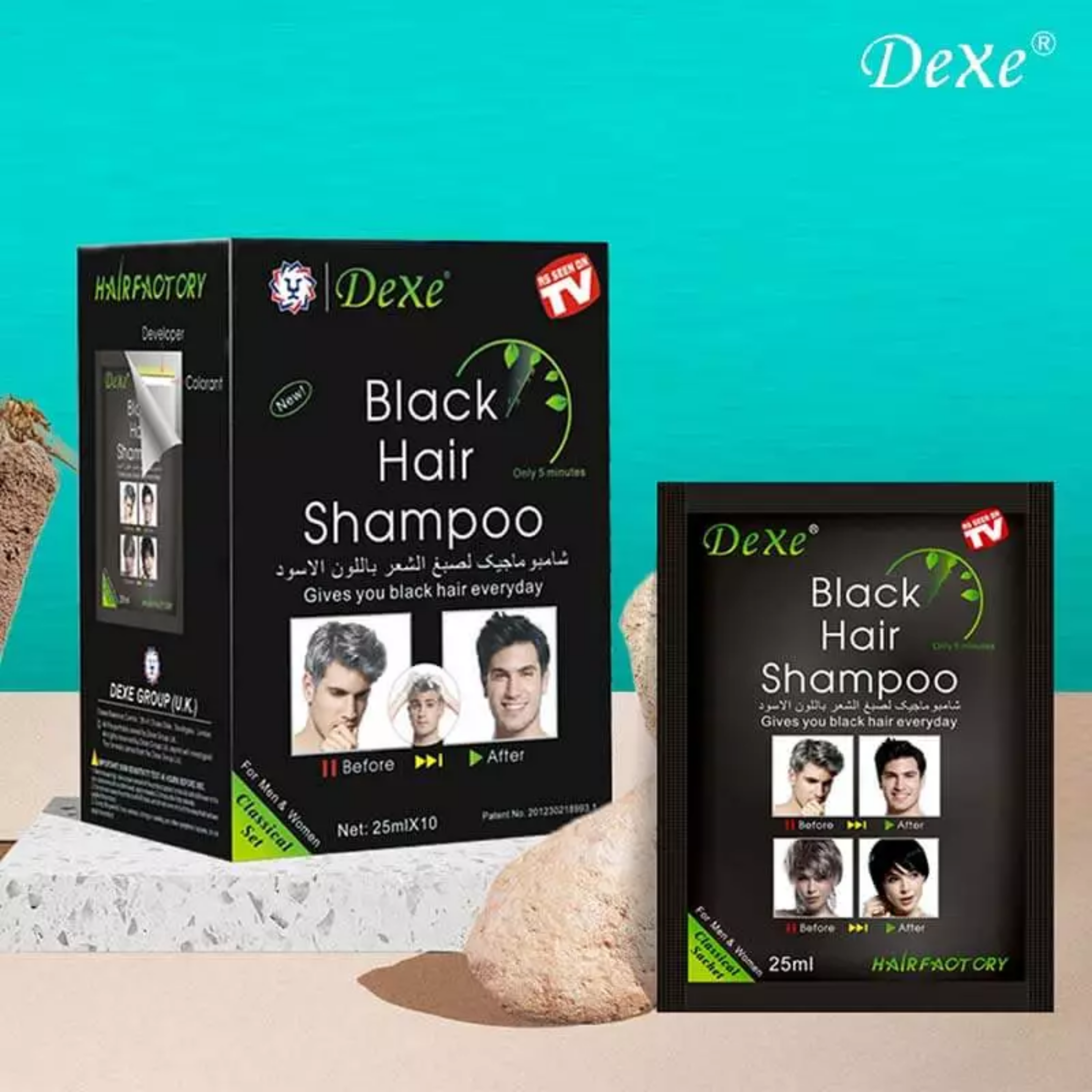 Black Hair Shampoo – 25ml x 10