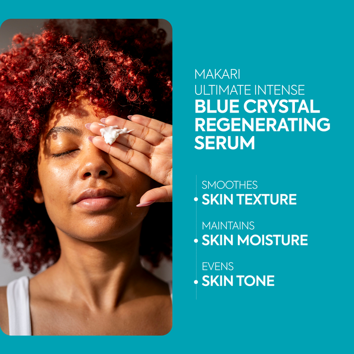 Makari Blue Crystal Regenerating Serum Antioxidant and Anti-Aging Treatment