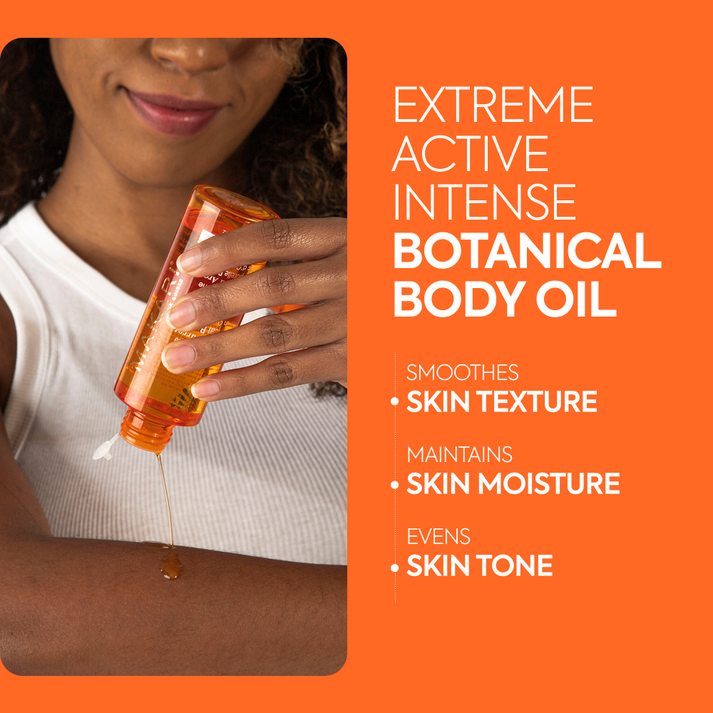 Makari Extreme Argan and Carrot Botanical Body Oil Hydrating and Stretch Mark Treatment