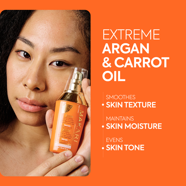 Makari Extreme Argan and Carrot Oil Dark Spot Corrector Serum Targeted Brightening Treatment