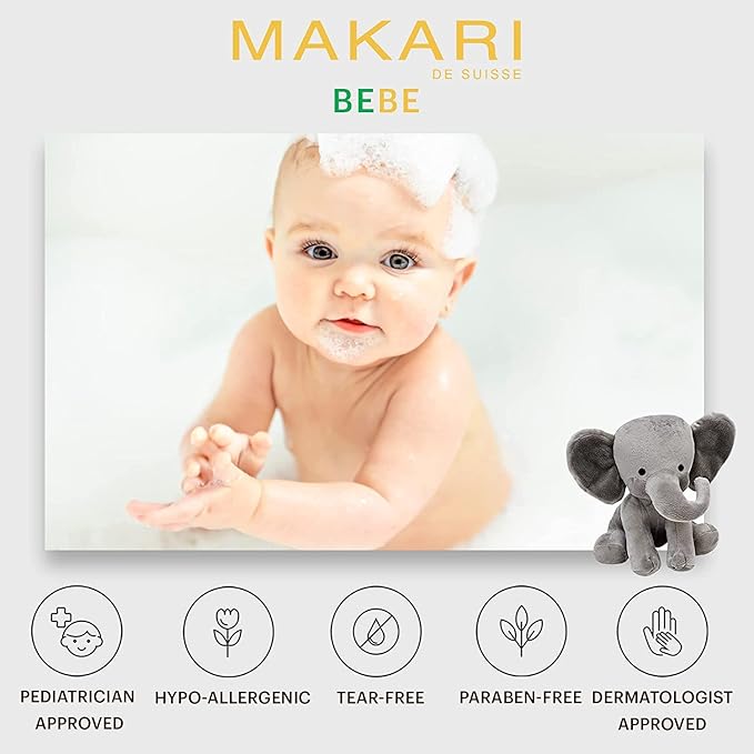Makari Gentle Hydrating Baby Soap Bar with Shea Butter and Sweet Almond Oil