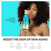 Makari Blue Crystal Skin Reviving Body Lotion Brightening and Firming Moisturizer