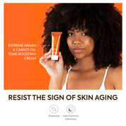 Makari Extreme Argan and Carrot Oil Tone Boosting Cream Brightening and Anti-Aging Facial Treatment