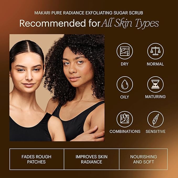 Pure Radiance Exfoliating Scrub with Pomegranate Enzymes 5.92oz Brighten and Smooth Skin