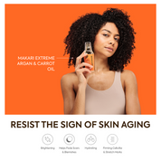 Makari Extreme Argan and Carrot Oil Dark Spot Corrector Serum Targeted Brightening Treatment