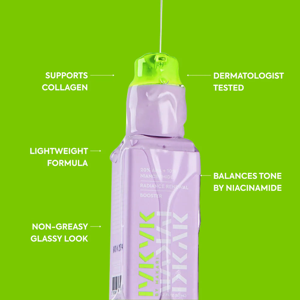 Makari 20% AHA 10% Niacinamide Booster 80ml Resurface and Brighten Skin IYKYK