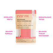 Makari Niacinamide Facial Cleansing Bar 100g Clear Exfoliate and Minimize Pores IYKYK