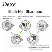 Black Hair Shampoo – 25ml x 10