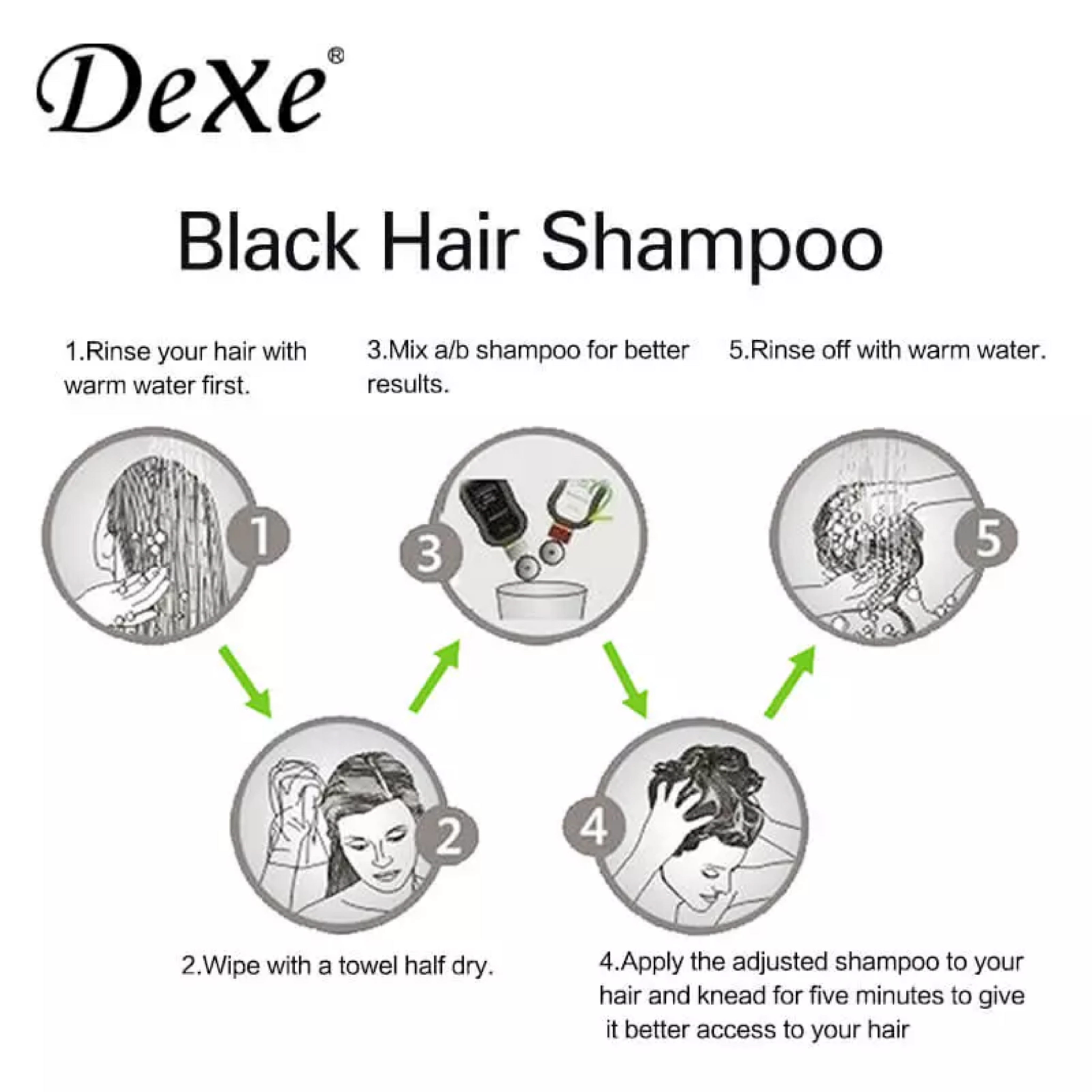 Black Hair Shampoo – 25ml x 10