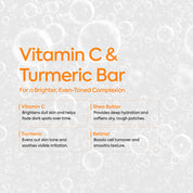 Makari Vitamin C and Turmeric Facial Cleansing Bar 100g Brighten Even Tone IYKYK