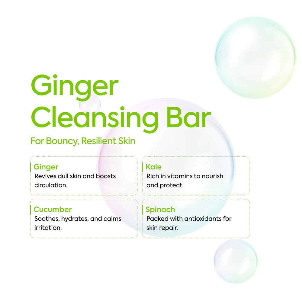 Makari Ginger Cleansing Bar 100g Boost Radiance and Enhance Skin Elasticity IYKYK