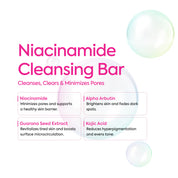 Makari Niacinamide Facial Cleansing Bar 100g Clear Exfoliate and Minimize Pores IYKYK