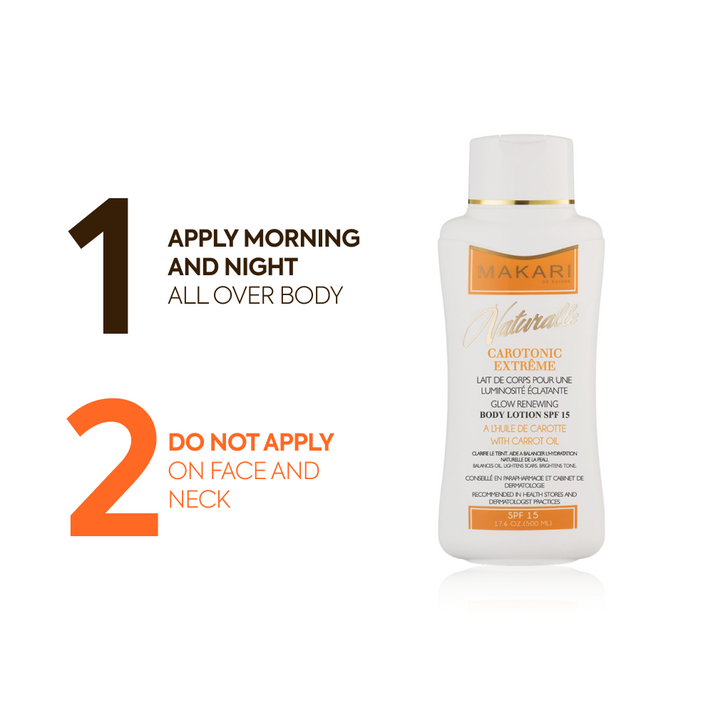 Makari Naturalle Carotonic Extreme Glow Renewing Body Lotion SPF 15