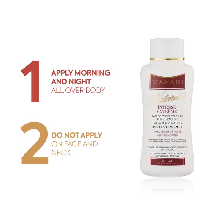 Makari Naturalle Intense Extreme Glow Rejuvenating Body Lotion SPF 15