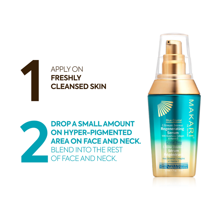 Makari Blue Crystal Regenerating Serum Antioxidant and Anti-Aging Treatment