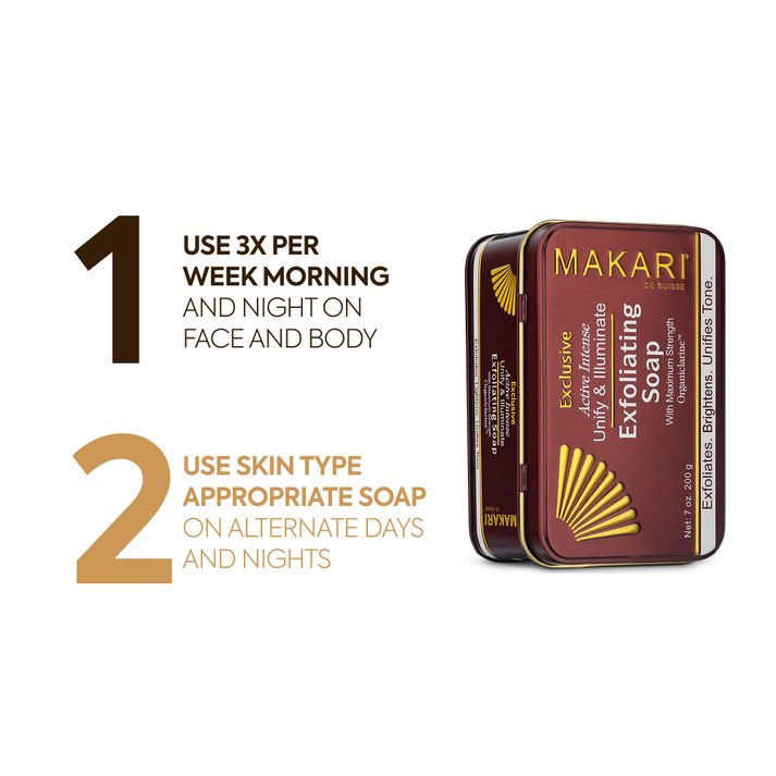 Makari Exclusive Active Intense Soap Exfoliating and Radiance Boost