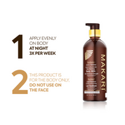 Makari Exclusive Tone Boosting Body Milk Hydrating Brightening Body Treatment