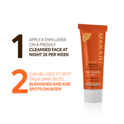 Makari Extreme Argan and Carrot Oil Tone Boosting Gel Targeted Brightening and Dark Spot Treatment