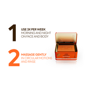 Makari Extreme Argan and Carrot Oil Multi Function Soap Brightening and Exfoliating Bar