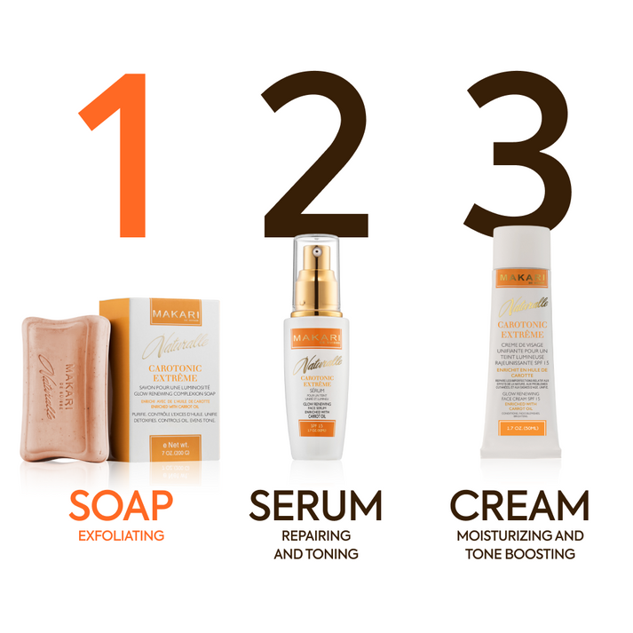 Makari Naturalle Carotonic Extreme Glow Renewing Complexion Soap