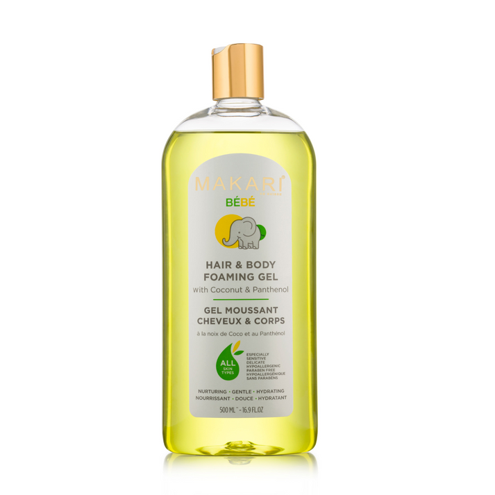 Makari Baby Care Set Pack with Care Oil, Foaming Gel, and Cleansing Milk