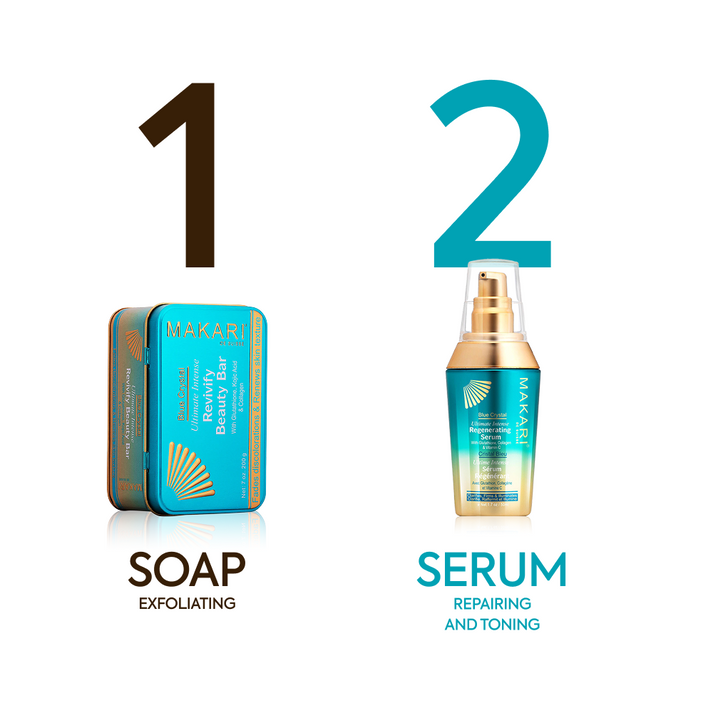 Makari Blue Crystal Regenerating Serum Antioxidant and Anti-Aging Treatment