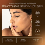 Makari Day Radiance Face Cream 55ml Brighten Daily Moisturize and Protect Skin