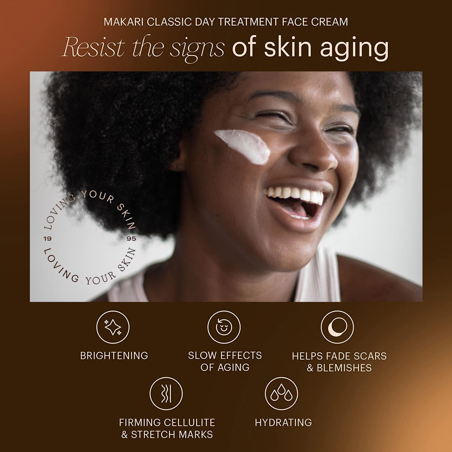 Makari Day Radiance Face Cream 55ml Brighten Daily Moisturize and Protect Skin