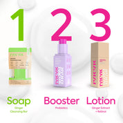 Makari Ginger Cleansing Bar 100g Boost Radiance and Enhance Skin Elasticity IYKYK