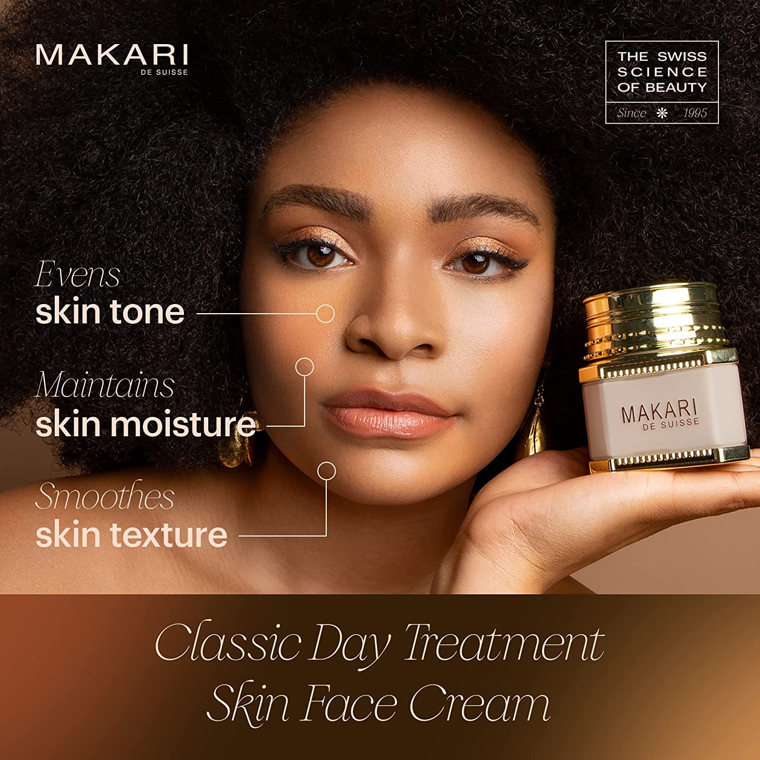 Makari Day Radiance Face Cream 55ml Brighten Daily Moisturize and Protect Skin