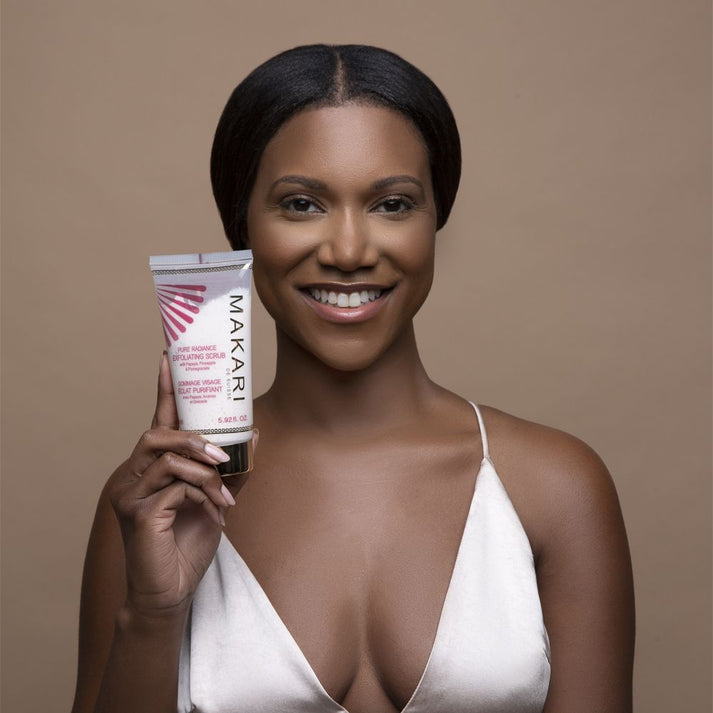 Pure Radiance Exfoliating Scrub with Pomegranate Enzymes 5.92oz Brighten and Smooth Skin