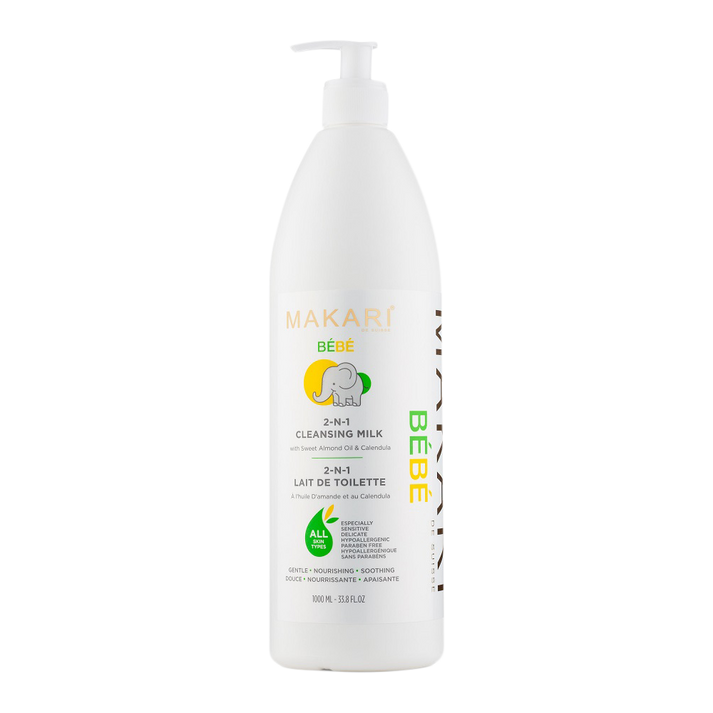 Makari Baby Cleansing Milk 2-in-1 Body Wash and Lotion