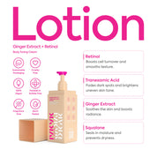 Makari Ginger Extract Tranexamic Acid and Retinol Body Toning Cream 200ml IYKYK