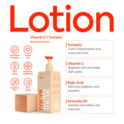 Makari Vitamin C Turmeric Body Toning Cream 200ml Brighten and Even Tone IYKYK