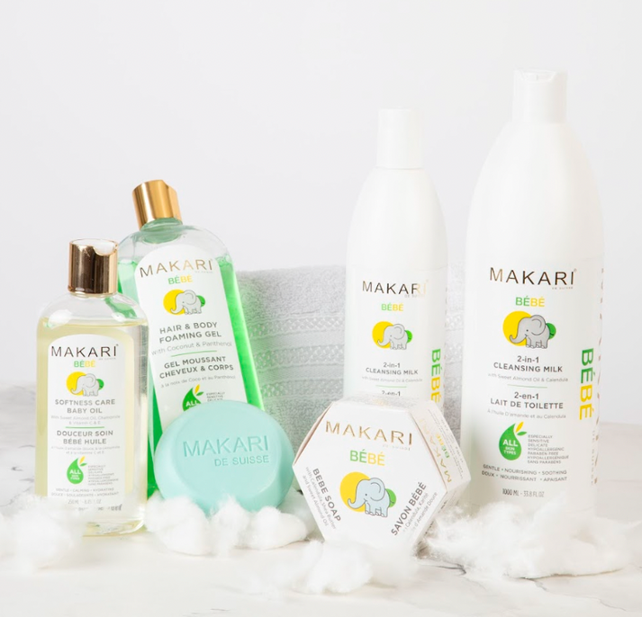 Makari Baby Cleansing Milk 2-in-1 Body Wash and Lotion