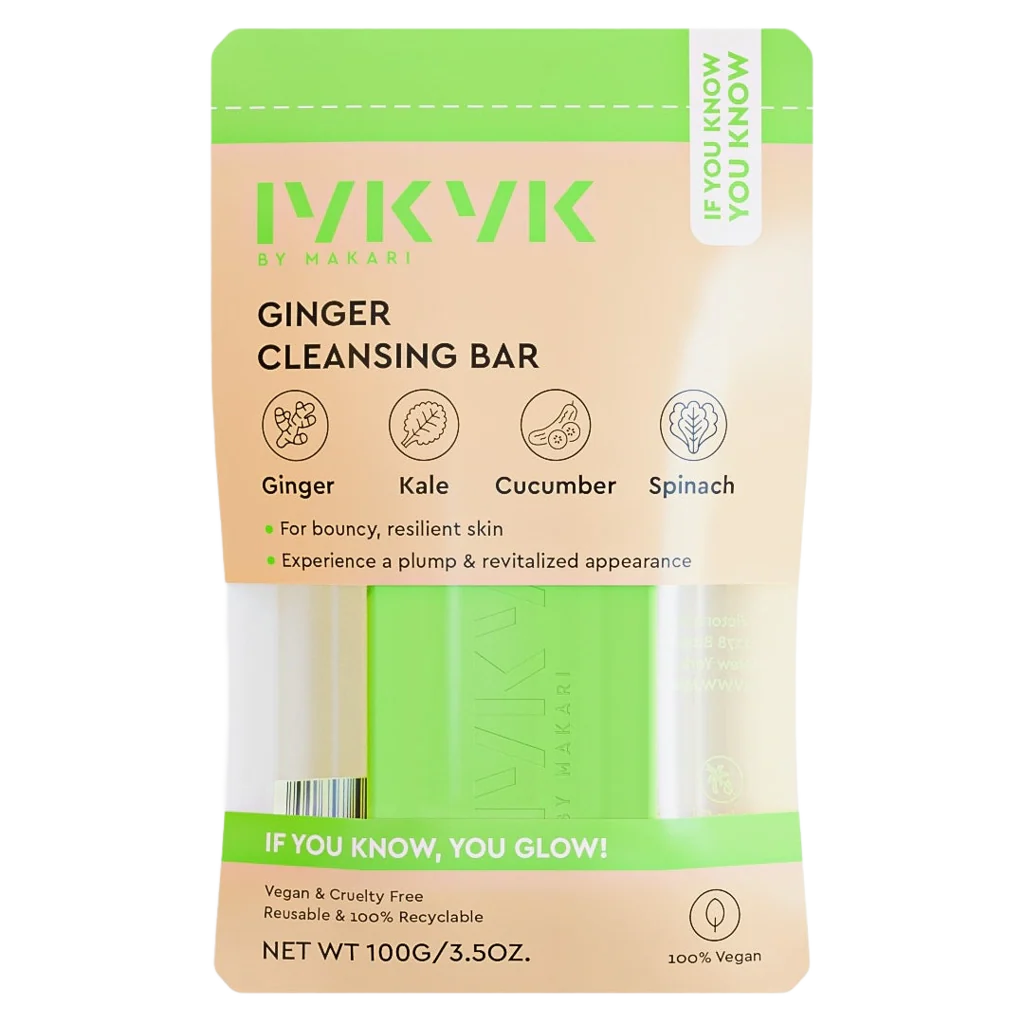 Makari Ginger Cleansing Bar 100g Boost Radiance and Enhance Skin Elasticity IYKYK