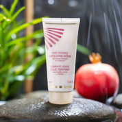 Pure Radiance Exfoliating Scrub with Pomegranate Enzymes 5.92oz Brighten and Smooth Skin