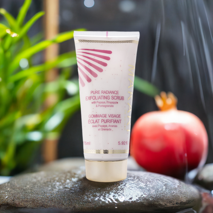 Pure Radiance Exfoliating Scrub with Pomegranate Enzymes 5.92oz Brighten and Smooth Skin