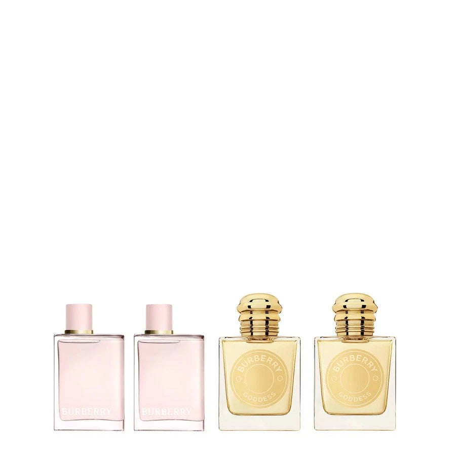 BURBERRY Her and Goddess Eau de Parfum Mini Gift Set for Women 2 x 0.16 oz 5ml